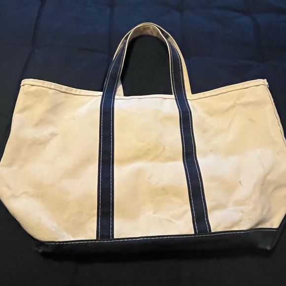 L.L. Bean Bags Ll Bean Canvas Boat And Tote Bag Poshmark